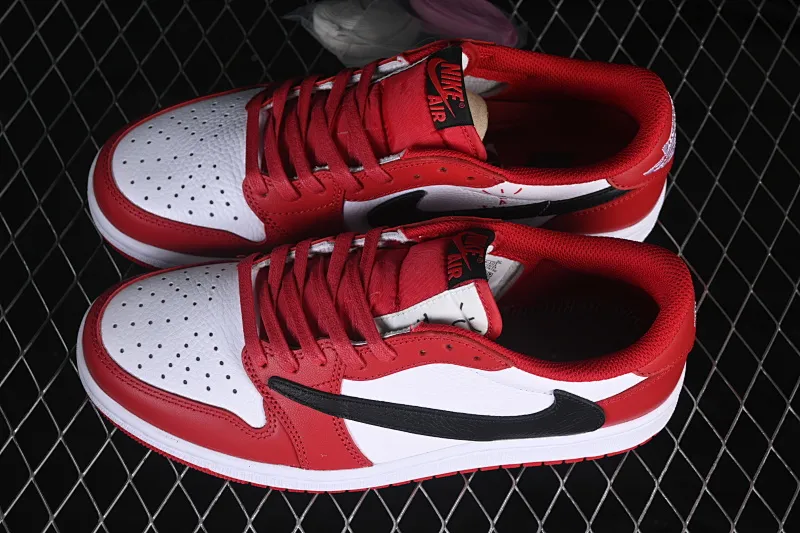 All categories Air Jordan Jordan series basketball shoes Air Jordan 1 Low ZG version Travis Scott x Air Jordan 1 Low OG AJ1 Joe 1 undercut low top full head layer DM7866-101